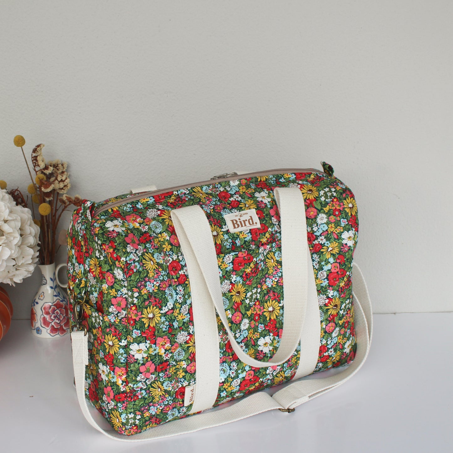 Helena quilted duffel bag