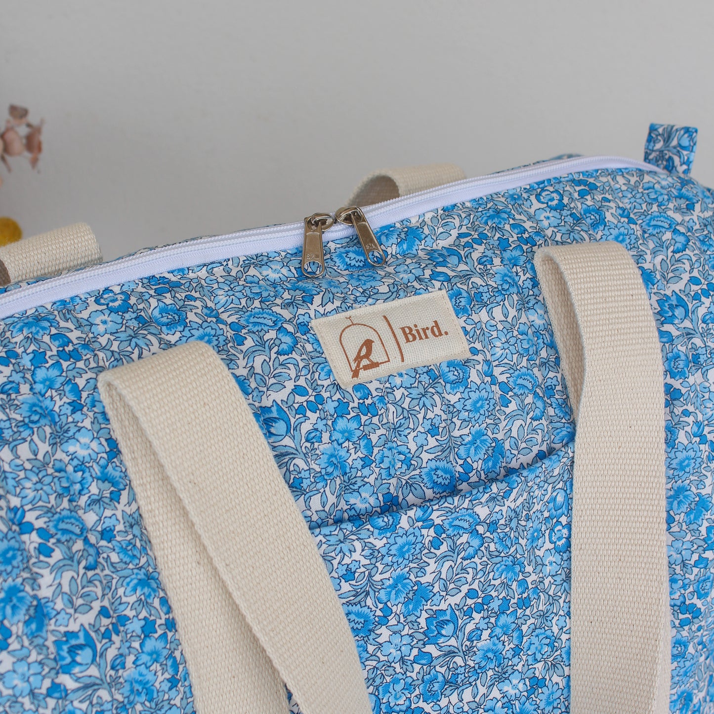 Bluebell quilted duffel bag