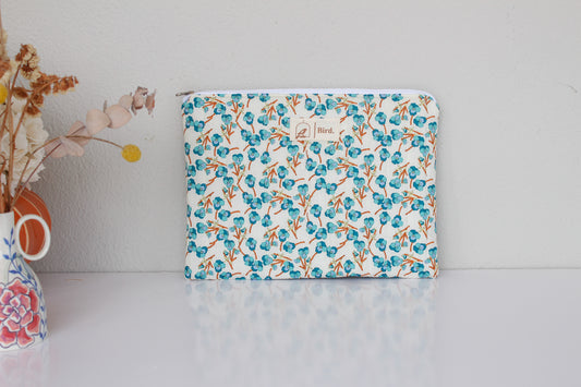 Pansy zipper pouch