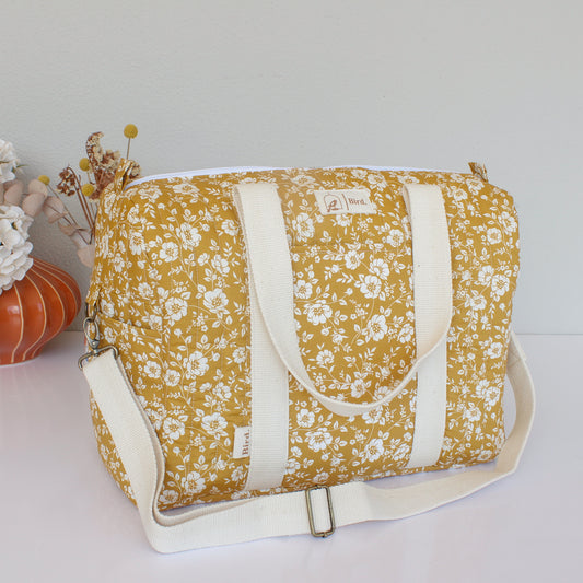 Elodie quilted duffel bag